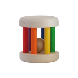 Rassel aus Holz