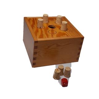 Stöpselspiel aus Holz