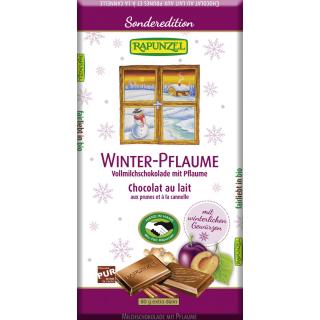 Schokolade Vollmilch Winter - Pflaumen