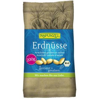 Erdnüsse geröstet und gesalzen Papiertüte 200g