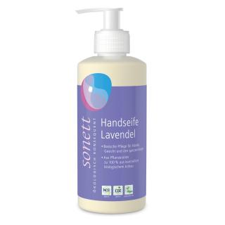 Handseife Lavendel im Spender flüssig
