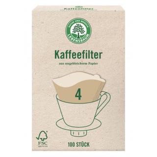 Kaffeefilter Papier Gr 4 (100 Stk.)