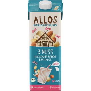 3 Nuss Drink ( Macadamia, Haselnuss, Mandel)