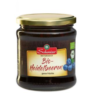 Heidelbeeren im Glas ganze Früchte