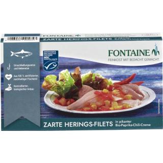 Fisch Heringsfilets in Paprika-Chili