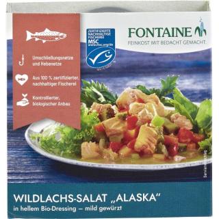 Wildlachs-Salat Alaska