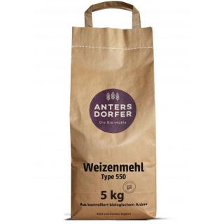 Mehl Weizenmehl 550 --  5 kg Sack