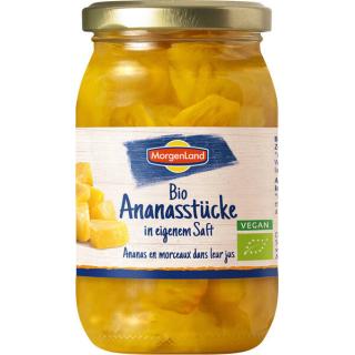 Ananas-Stücke, im eigenen Saft