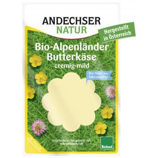 Käse Alpenländer Butterkäse in Scheiben