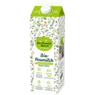 Milch aus  Heumilch, 3.8%, länger