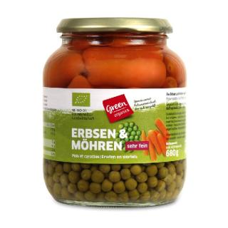 Erbsen mit Möhren