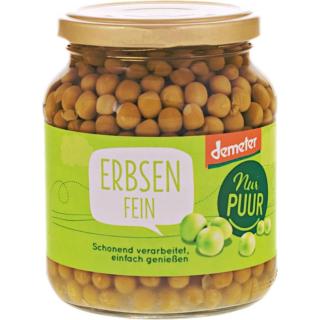 Erbsen im Glas Demeter 350g