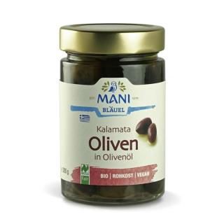 Oliven Kalamata-Oliven in Olivenöl