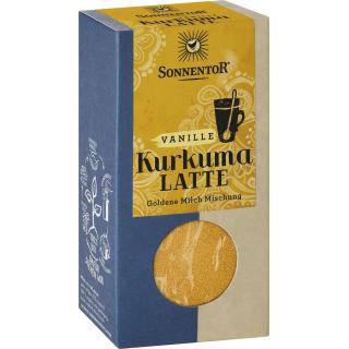 Latte Trink-Kurkuma Latte Vanille