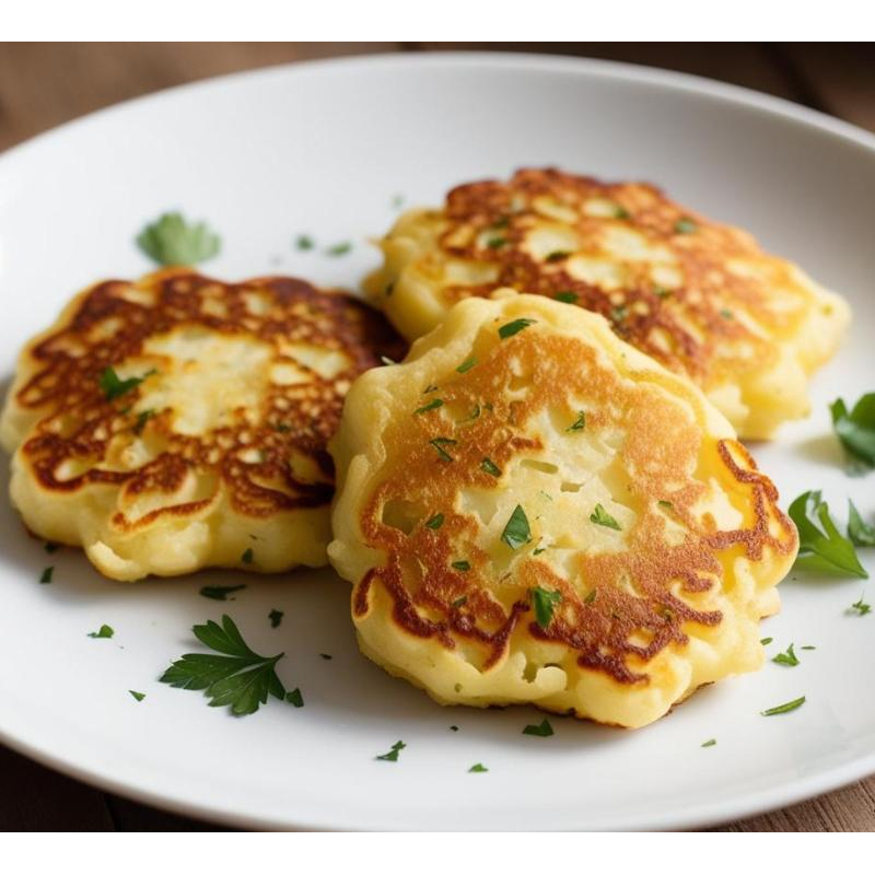 Blumenkohl-Bratlinge mit Käse